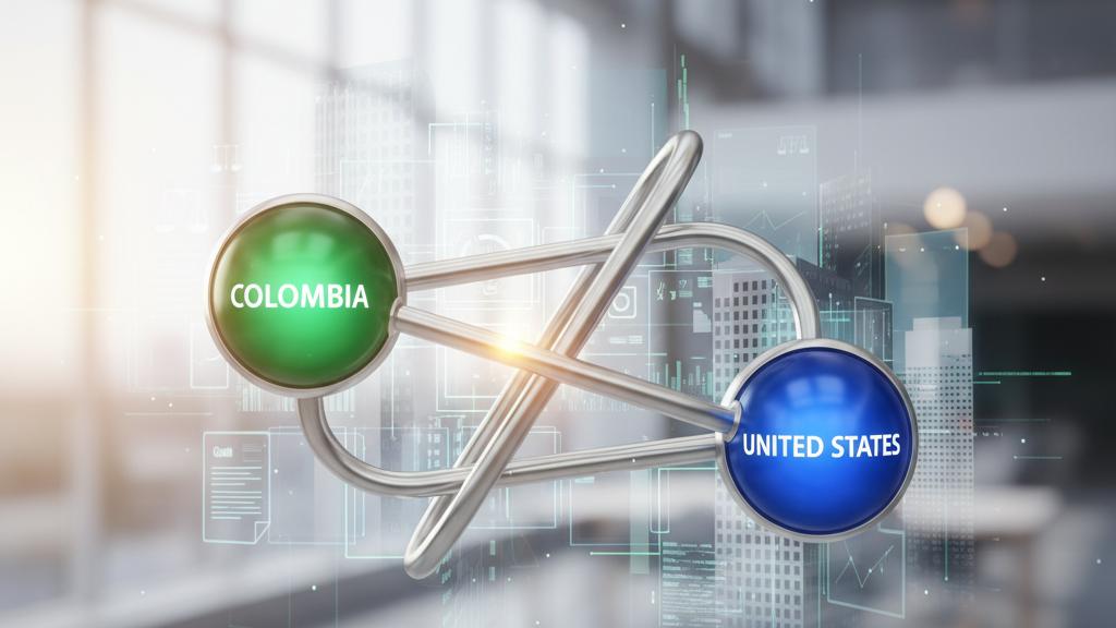 Estructura básica de un holding híbrido entre Colombia y Estados Unidos